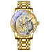 Men's Watch Skeleton Automatic Quartz